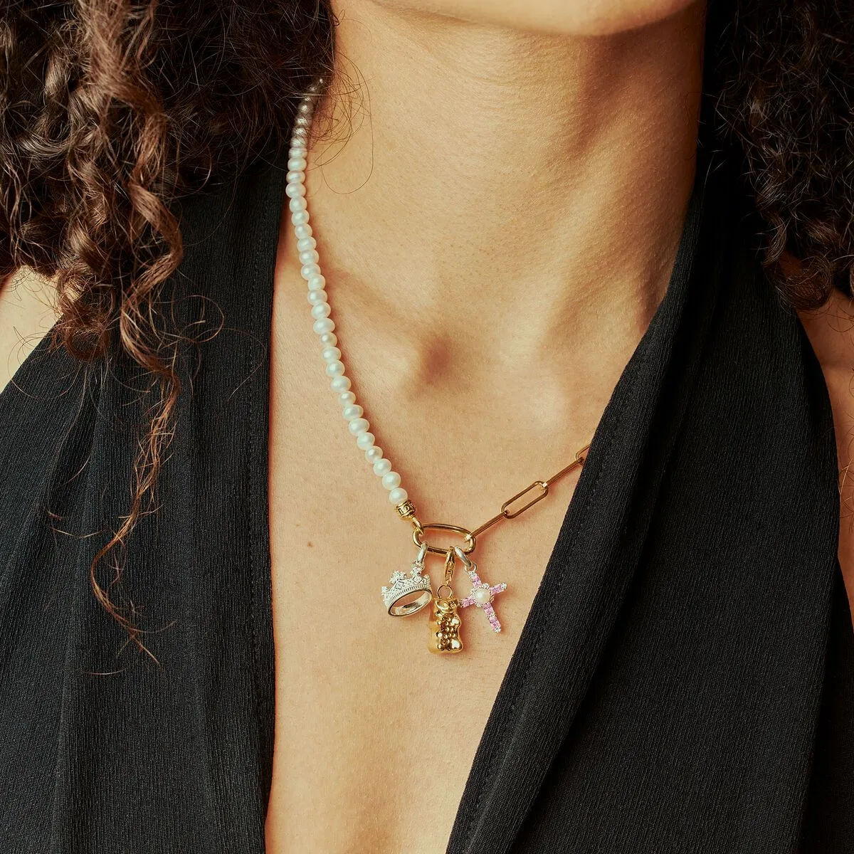 Thomas Sabo 18ct Yellow Gold Plated Haribo Bear Connect Charm sold by C.W. Sellors product image thumbnail 3