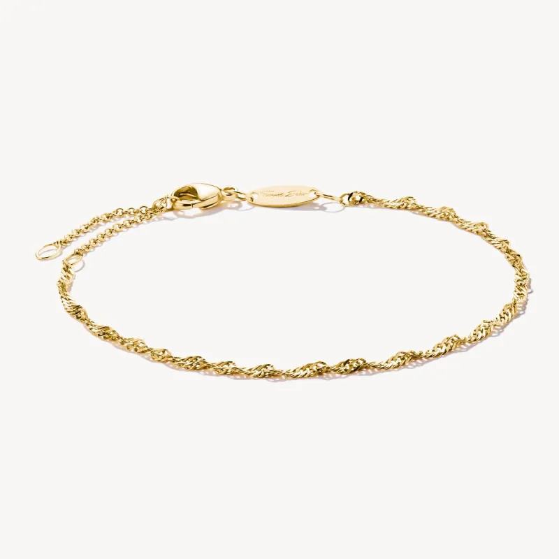 Thomas Sabo Gold Plated Sterling Silver Singapore Bracelet sold by C.W. Sellors