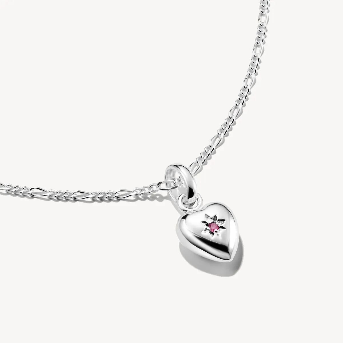 Thomas Sabo Sterling Silver Lab Grown Ruby Heart With Star Connect Charm sold by C.W. Sellors product image thumbnail 2