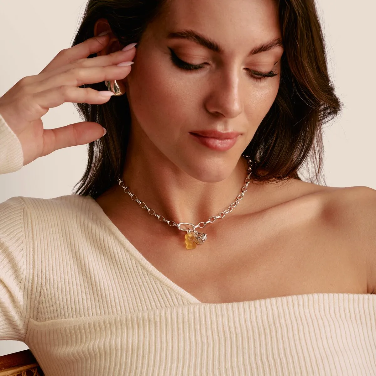 Thomas Sabo Sterling Silver Rose Blossom Connect Charm sold by C.W. Sellors product image thumbnail 3