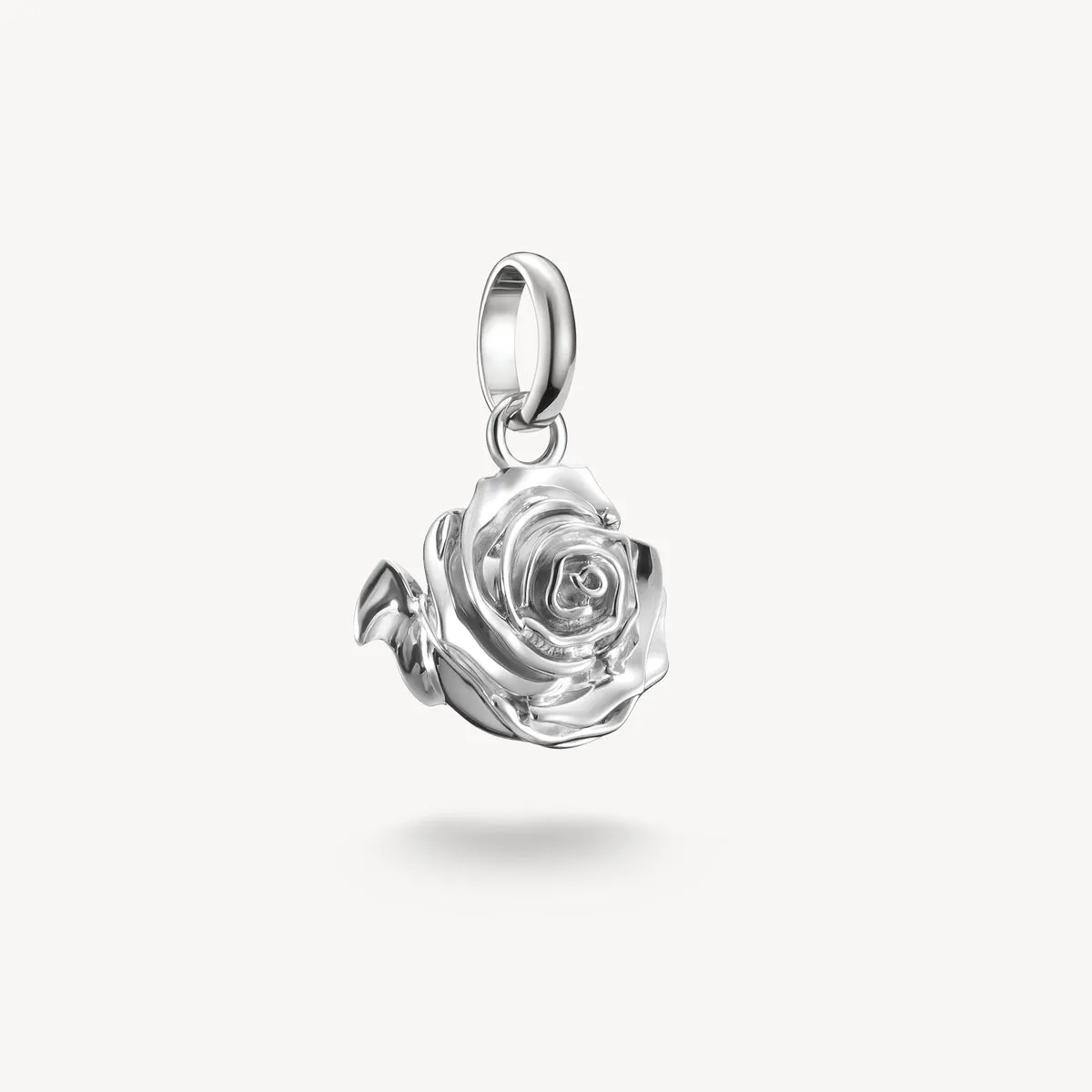 Thomas Sabo Sterling Silver Rose Blossom Connect Charm sold by C.W. Sellors