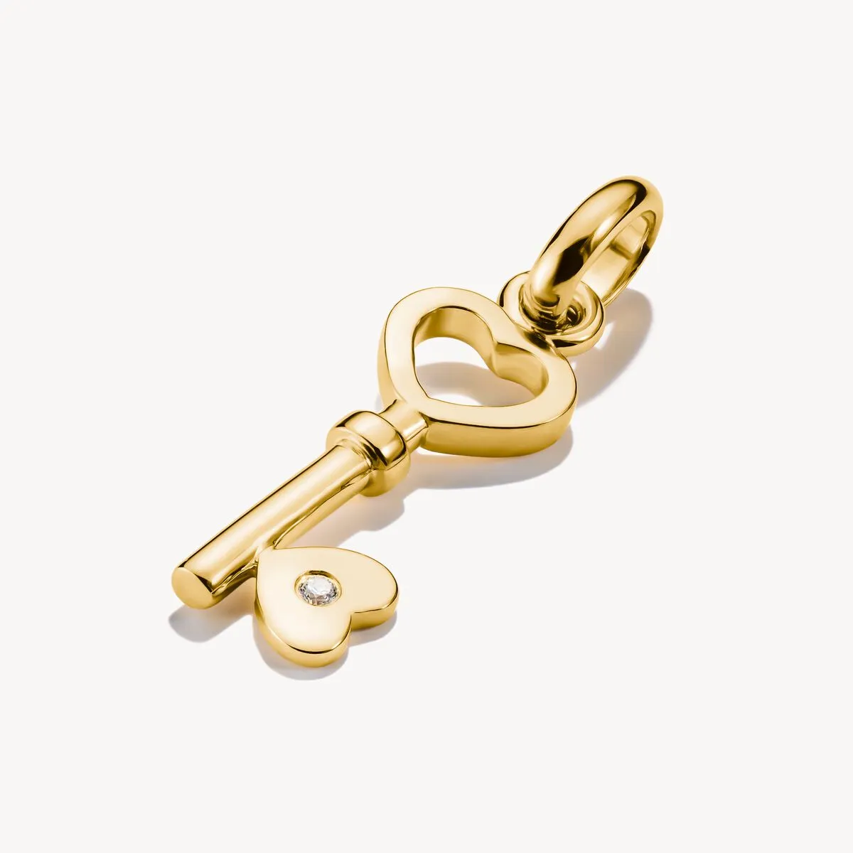Thomas Sabo Gold Plated White Zirconia Love Key Connect Charm sold by C.W. Sellors product image thumbnail 2