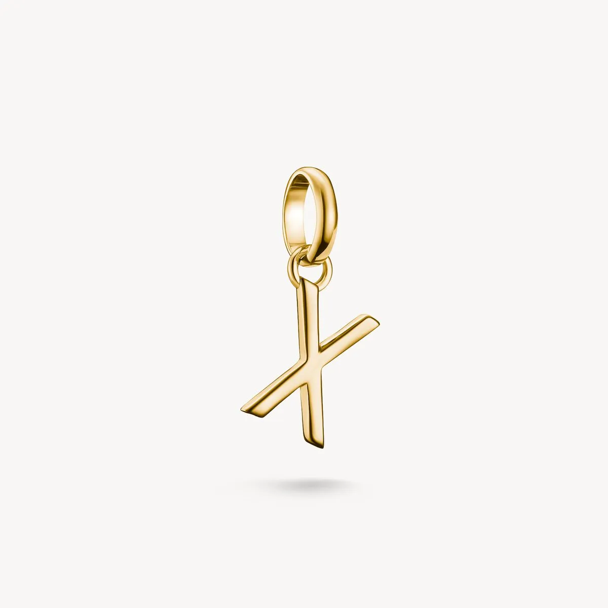 Thomas Sabo Gold Plated Letter X Connect Charm sold by C.W. Sellors