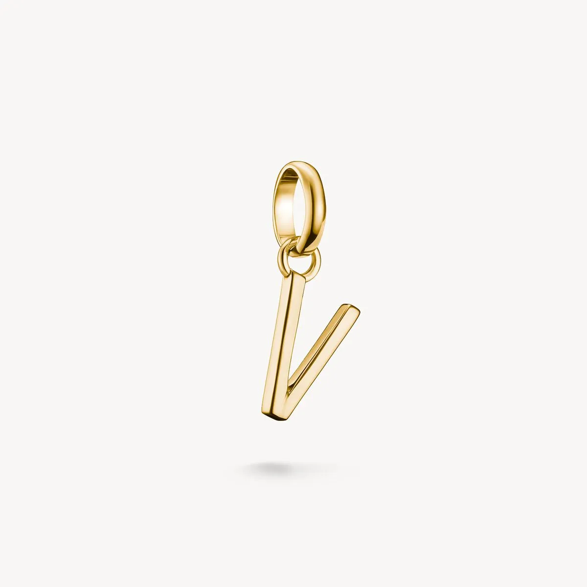 Thomas Sabo Gold Plated Letter V Connect Charm sold by C.W. Sellors