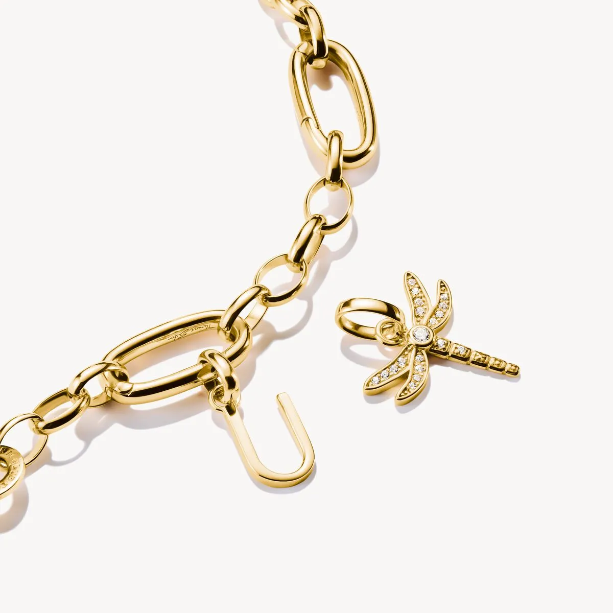 Thomas Sabo Gold Plated Letter U Connect Charm sold by C.W. Sellors product image thumbnail 2