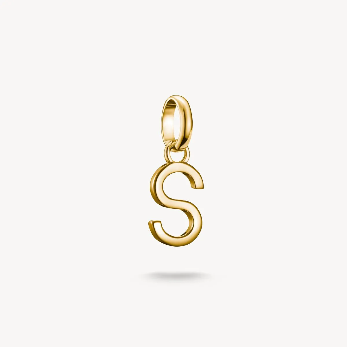 Thomas Sabo Gold Plated Letter S Connect Charm sold by C.W. Sellors