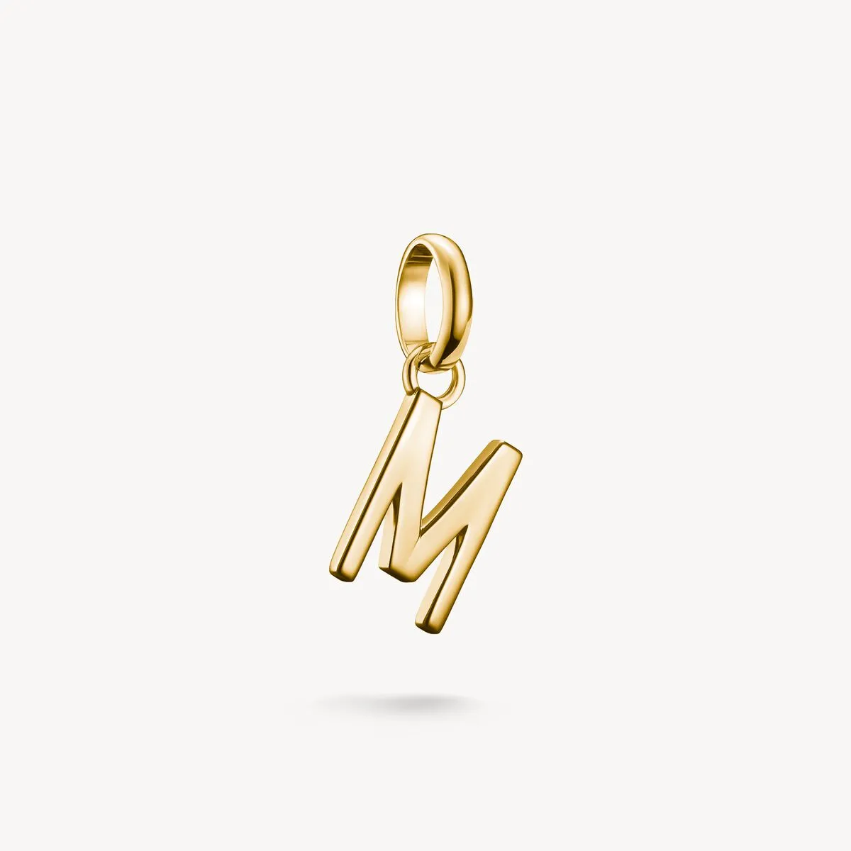 Thomas Sabo Gold Plated Letter M Connect Charm sold by C.W. Sellors