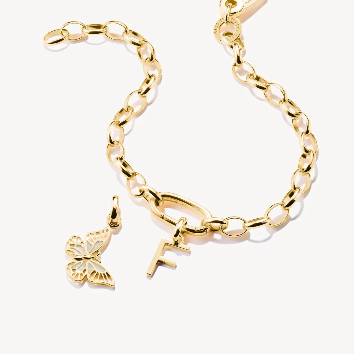 Thomas Sabo Gold Plated Letter F Connect Charm sold by C.W. Sellors product image thumbnail 2