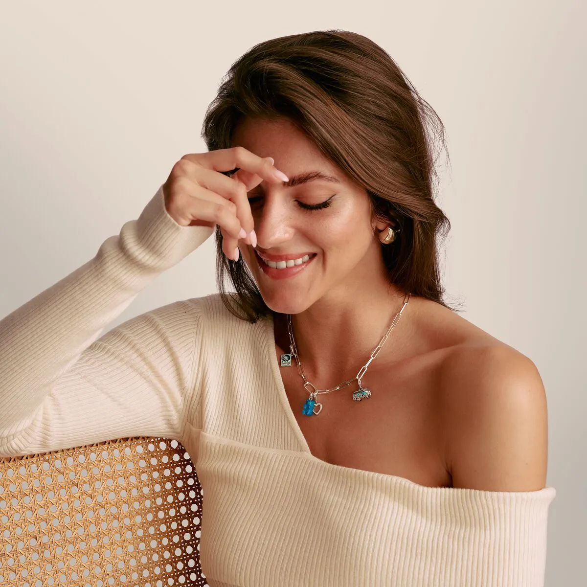 Thomas Sabo Sterling Silver Paperclip Connect Link Necklace sold by C.W. Sellors product image thumbnail 3