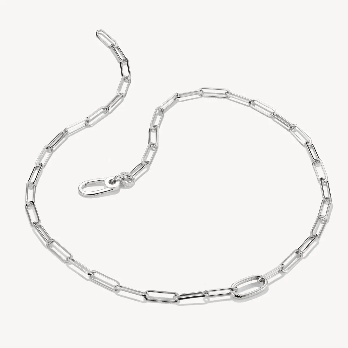 Thomas Sabo Sterling Silver Paperclip Connect Link Necklace sold by C.W. Sellors product image thumbnail 2