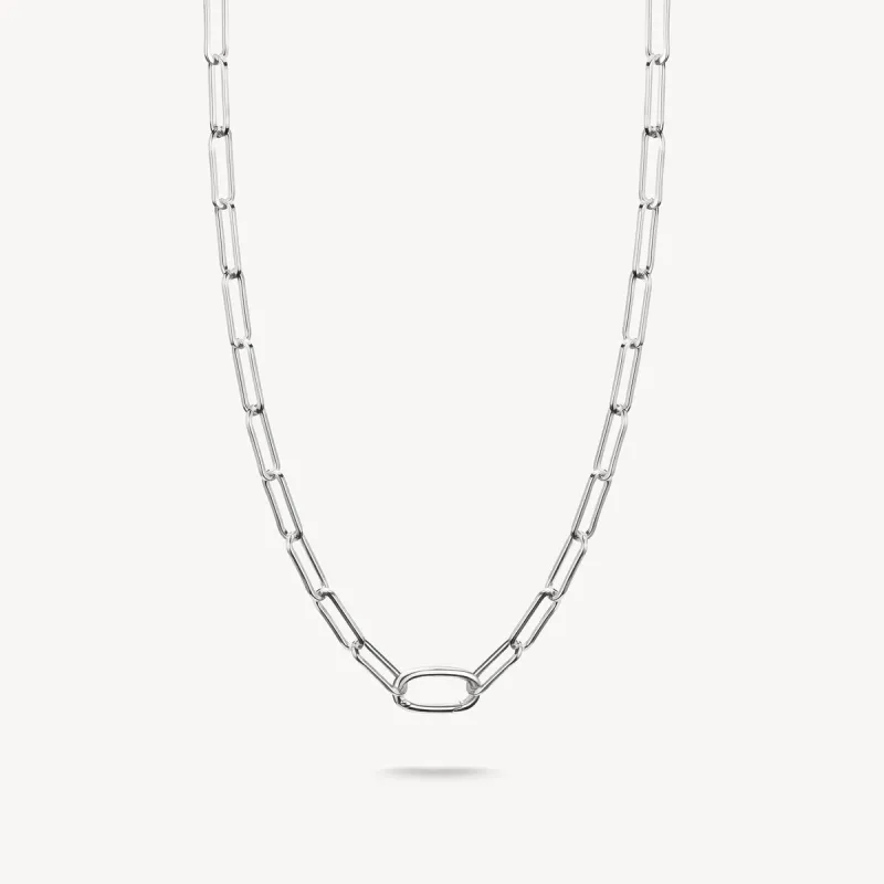 Thomas Sabo Sterling Silver Paperclip Connect Link Necklace sold by C.W. Sellors
