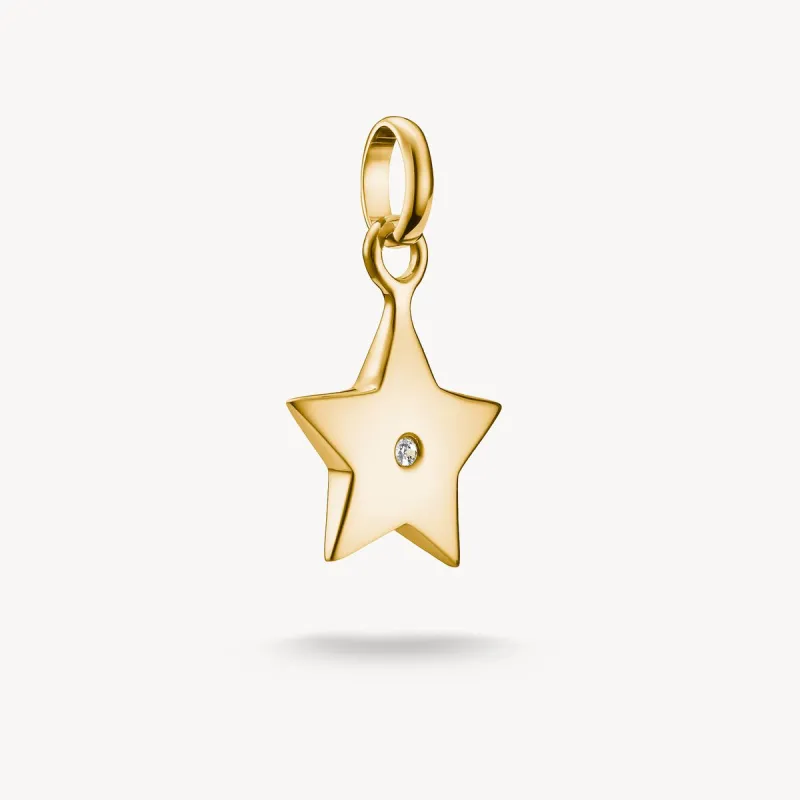 Thomas Sabo Gold Plated Star Connect Charm sold by C.W. Sellors