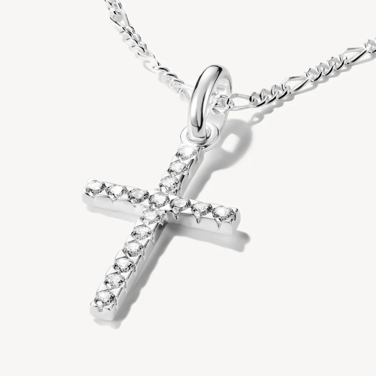 Thomas Sabo Sterling Silver White Zirconia Large Cross Connect Charm sold by C.W. Sellors product image thumbnail 2