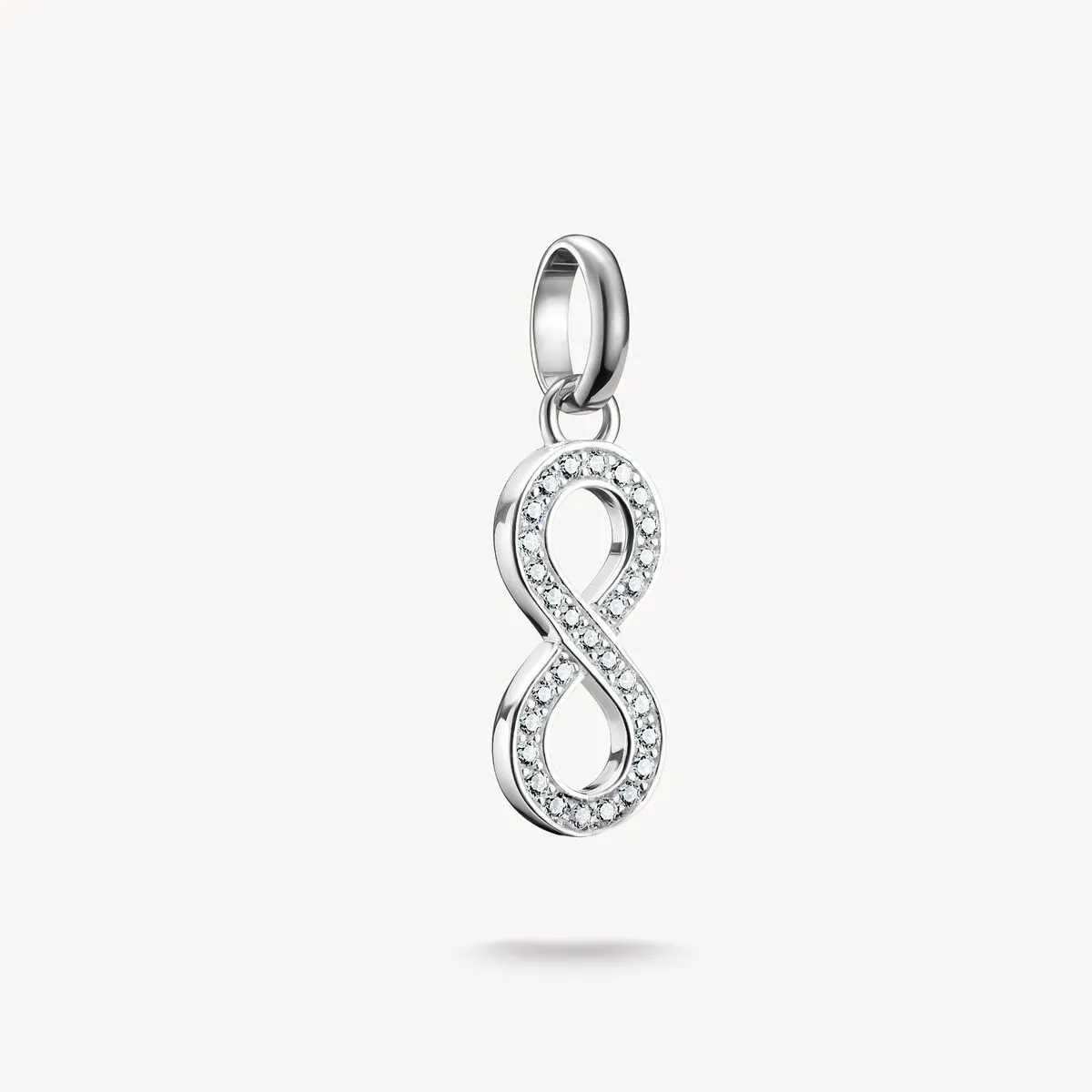 Thomas Sabo Sterling Silver White Zirconia Infinity Connect Charm sold by C.W. Sellors
