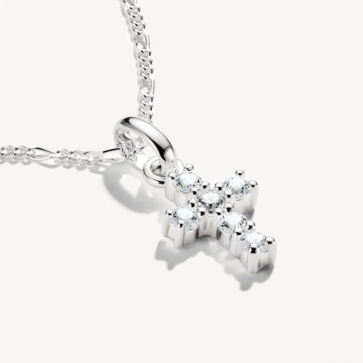 Thomas Sabo Sterling Silver White Zirconia Cross Connect Charm sold by C.W. Sellors product image thumbnail 2