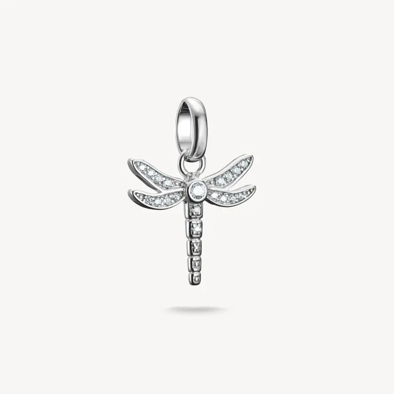 Thomas Sabo Sterling Silver Dragonfly Connect Charm sold by C.W. Sellors