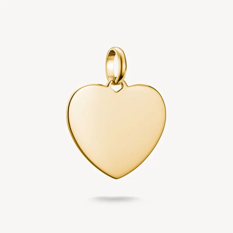 Thomas Sabo Gold Plated Large Heart Connect Charm sold by C.W. Sellors