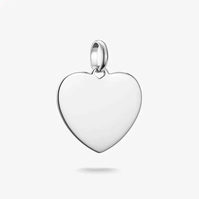 Thomas Sabo Sterling Silver Large Heart Connect Charm sold by C.W. Sellors