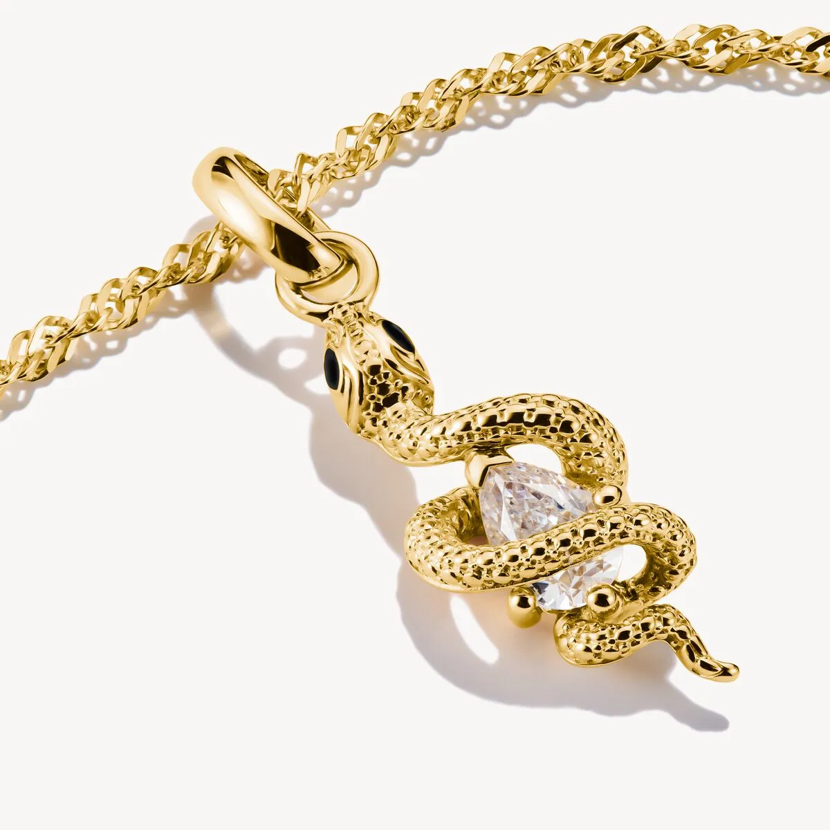 Thomas Sabo Gold Plated White Zirconia Snake Connect Charm sold by C.W. Sellors product image thumbnail 2