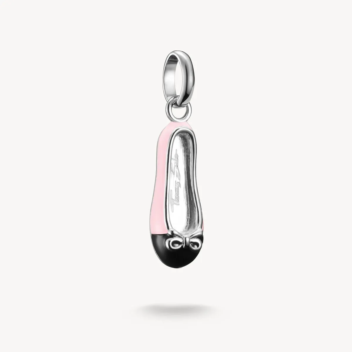 Thomas Sabo Sterling Silver Pink Ballerina Connect Charm sold by C.W. Sellors