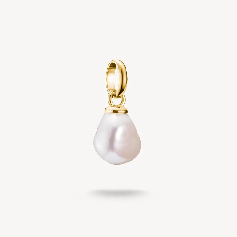 Thomas Sabo Gold Plated Freshwater Pearl Connect Charm sold by C.W. Sellors