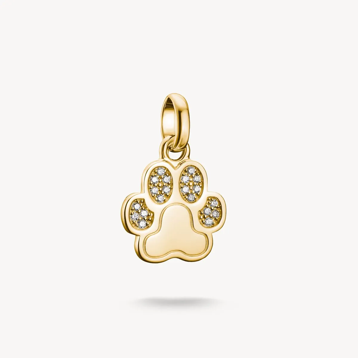 Thomas Sabo Gold Plated White Zirconia Connect Charm sold by C.W. Sellors