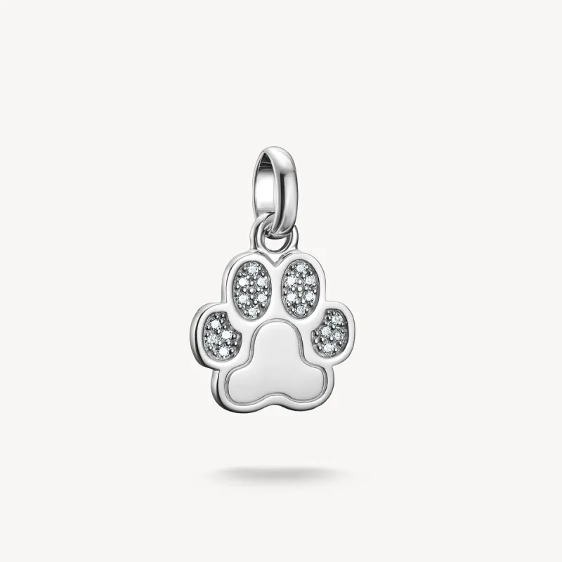 Thomas Sabo Sterling Silver White Zirconia Connect Charm sold by C.W. Sellors