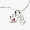 Thomas Sabo Sterling Silver Intertwined Hearts Connect Charm sold by C.W. Sellors