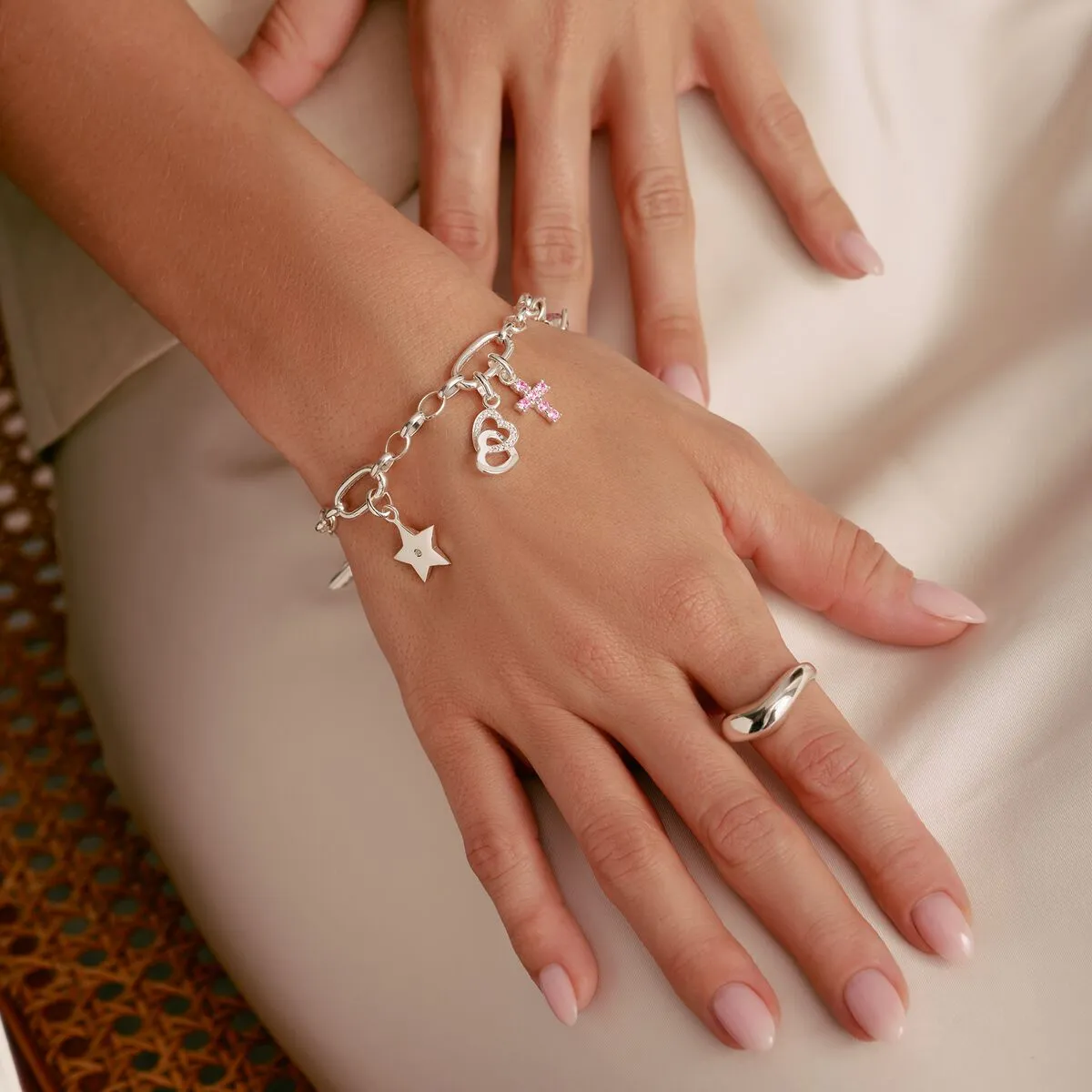 Thomas Sabo Sterling Silver Intertwined Hearts Connect Charm sold by C.W. Sellors product image thumbnail 3