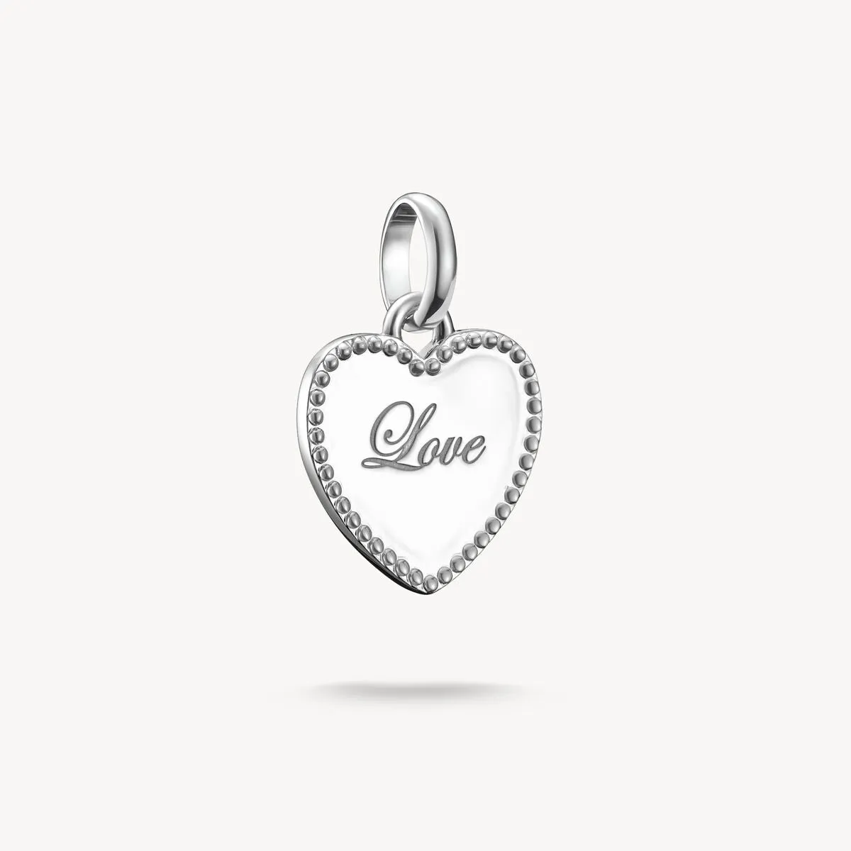 Thomas Sabo Sterling Silver Love Heart Connect Charm sold by C.W. Sellors