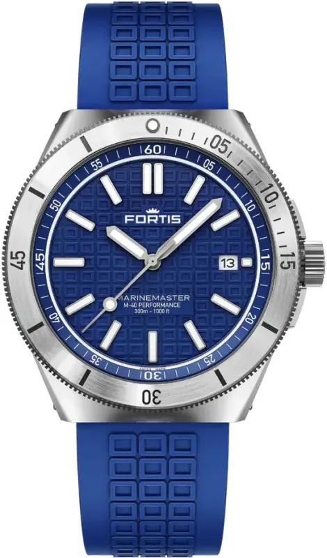 Fortis Marinemaster M-40 Ocean Blue Watch sold by C.W. Sellors