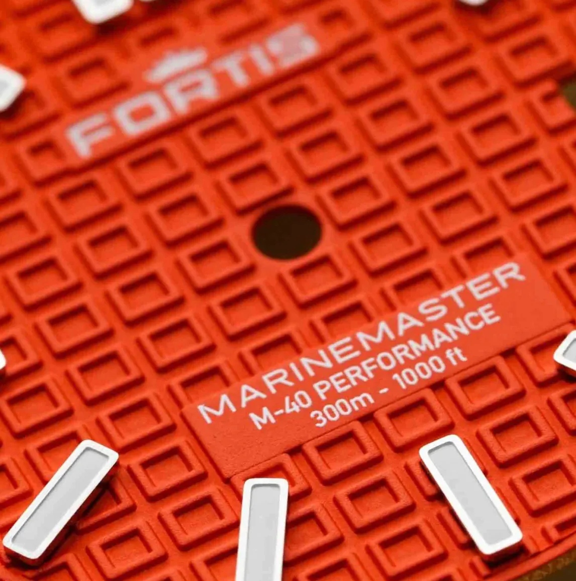 Fortis Marinemaster M-40 Amber Orange Watch sold by C.W. Sellors product image thumbnail 2