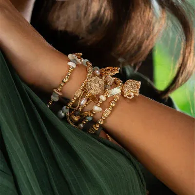 ChloBo Gold Plated Sacred Elephant Bracelet sold by C.W. Sellors product image thumbnail 2