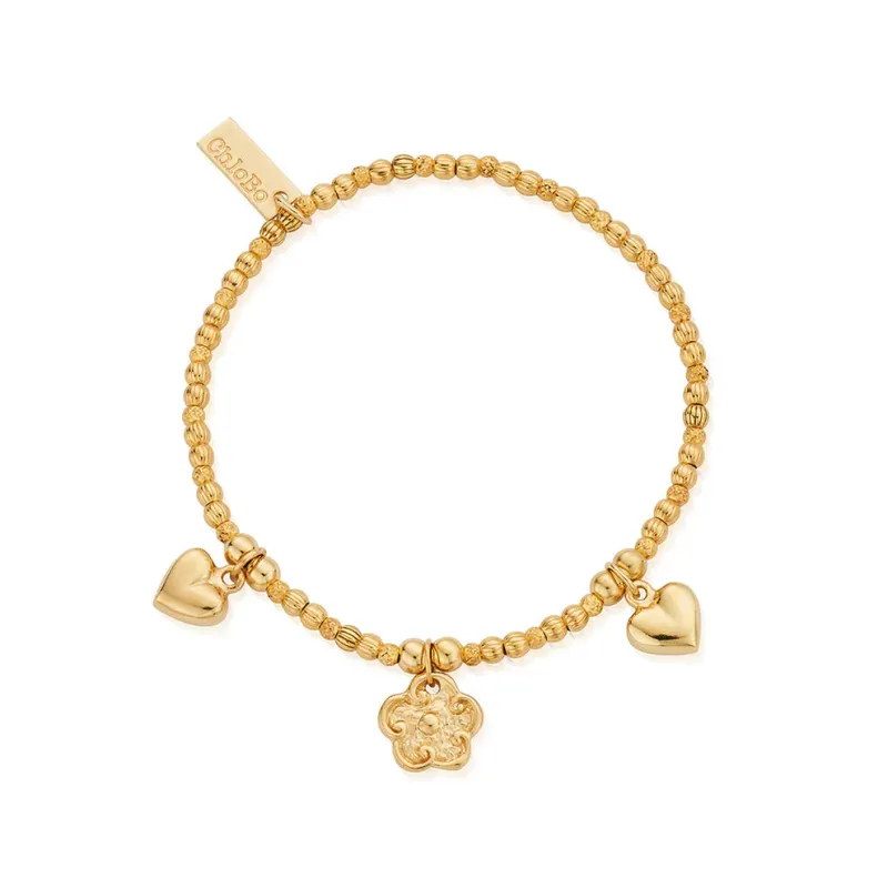 ChloBo Gold Plated Blossoms of Grace Bracelet sold by C.W. Sellors