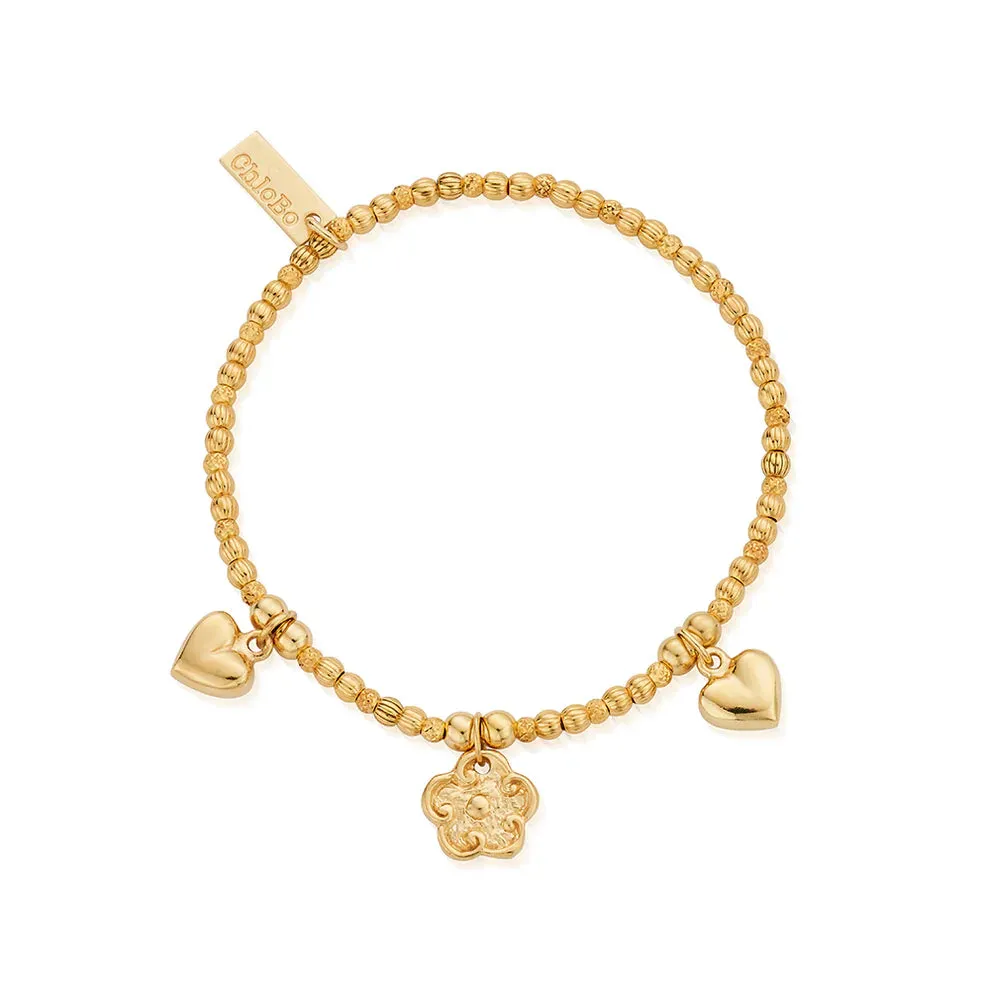 ChloBo Gold Plated Blossoms of Grace Bracelet sold by C.W. Sellors