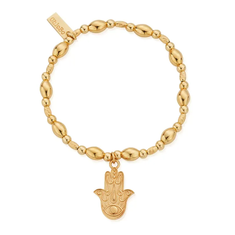 ChloBo Gold Plated Guardian's Gaze Bracelet sold by C.W. Sellors