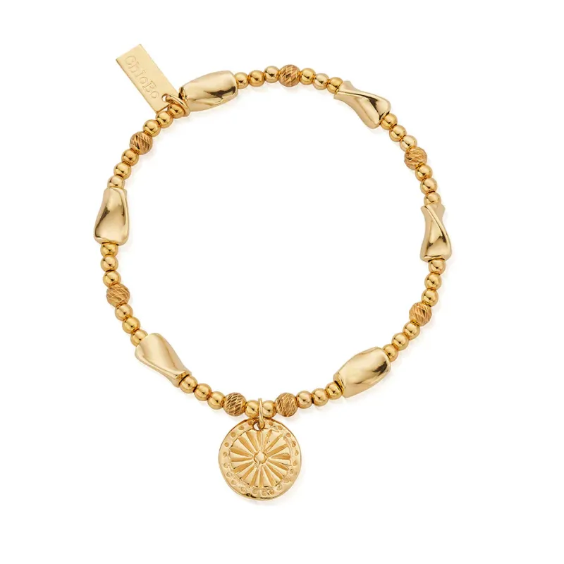 ChloBo Gold Plated Sunshine Spirit Bracelet sold by C.W. Sellors