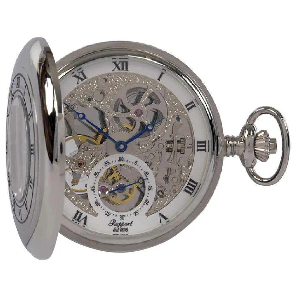 Rapport Pocket Watch Mechanical Half Hunter Silver Tone sold by C.W. Sellors product image thumbnail 4