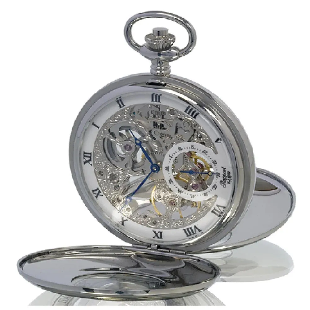 Rapport Pocket Watch Mechanical Half Hunter Silver Tone sold by C.W. Sellors product image thumbnail 3