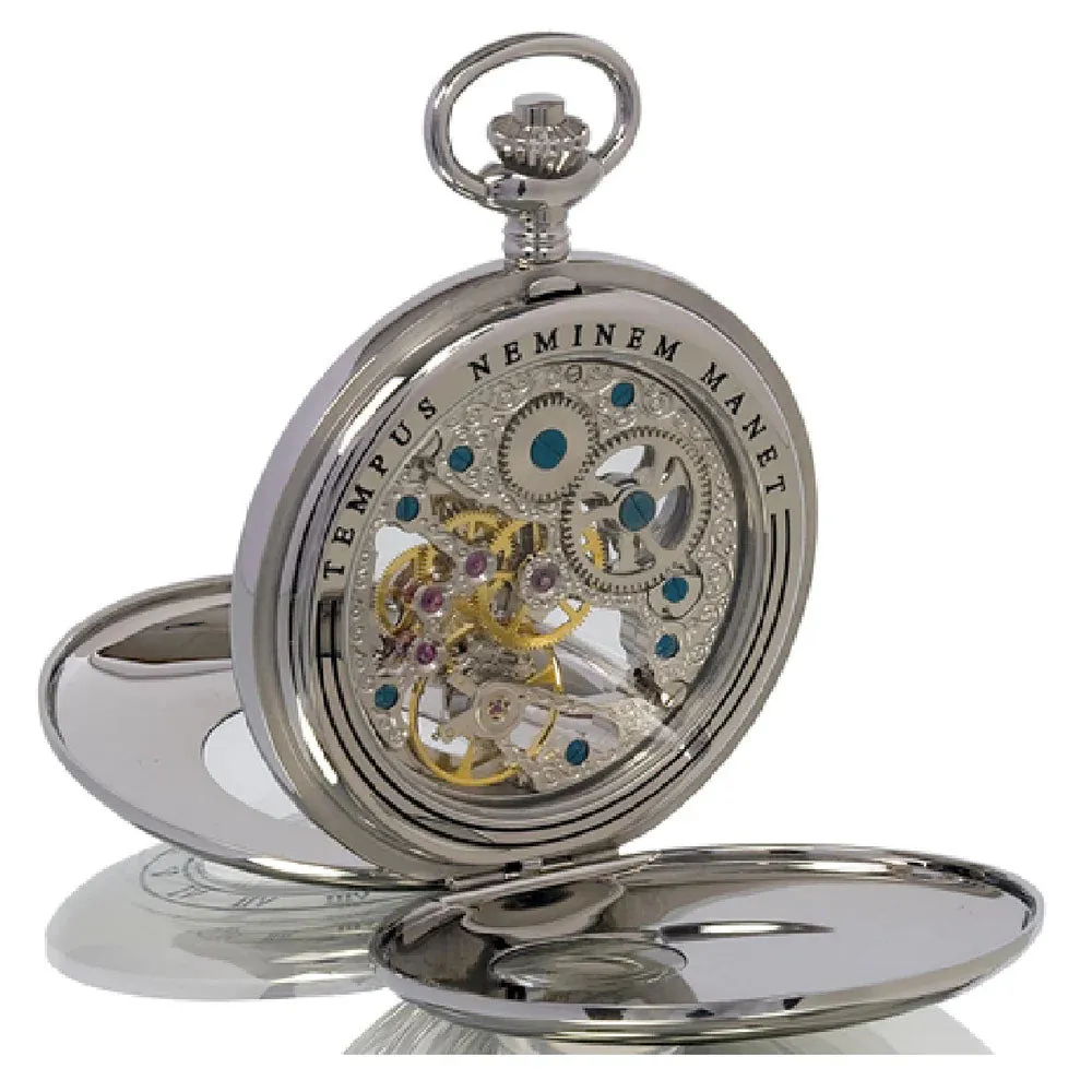 Rapport Pocket Watch Mechanical Half Hunter Silver Tone sold by C.W. Sellors product image thumbnail 2