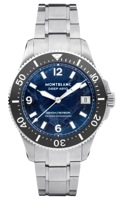 Montblanc Iced Sea 0 Oxygen Deep 4810 Watch made by Mont Blanc