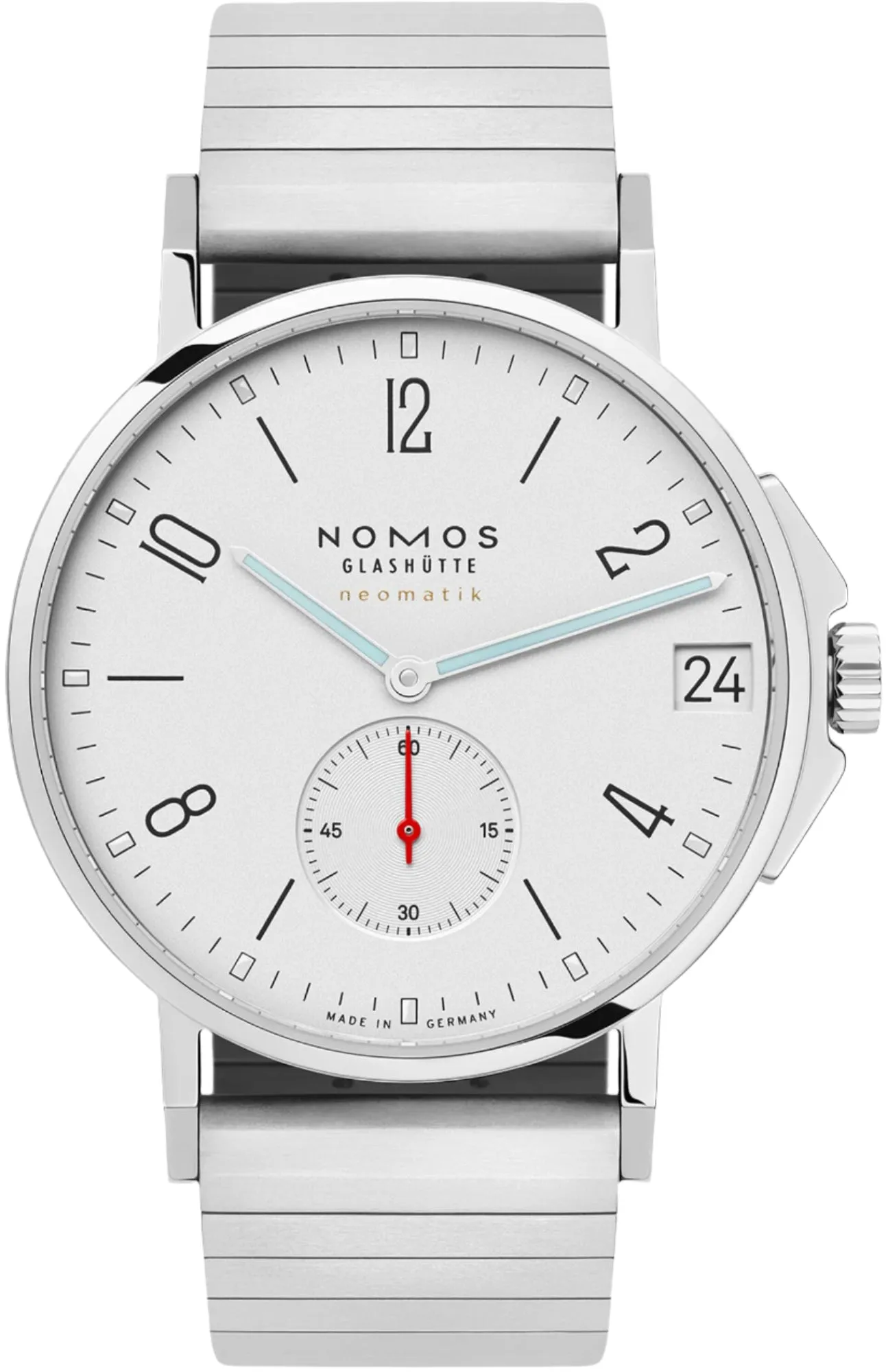 Nomos Glashutte Ahoi Neomatik 38 Date Steel Back Bracelet Watch sold by C.W. Sellors