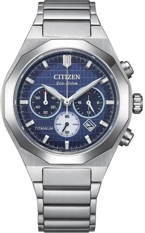 Citizen Super Titanium Zenshin Senkei Blue Watch sold by C.W. Sellors