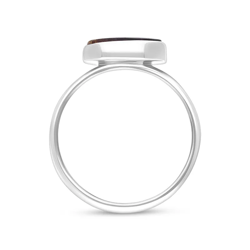 Sterling Silver Blue John Abstract Triangle Unique Ring sold by C.W. Sellors product image thumbnail 3