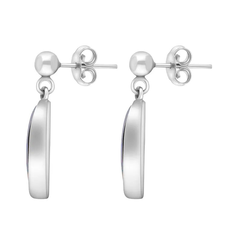 Sterling Silver Opal Oval Doublet Drop Earrings sold by C.W. Sellors product image thumbnail 2