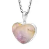 Sterling Silver Blue John Abstract Heart Unique Pendant sold by C.W. Sellors