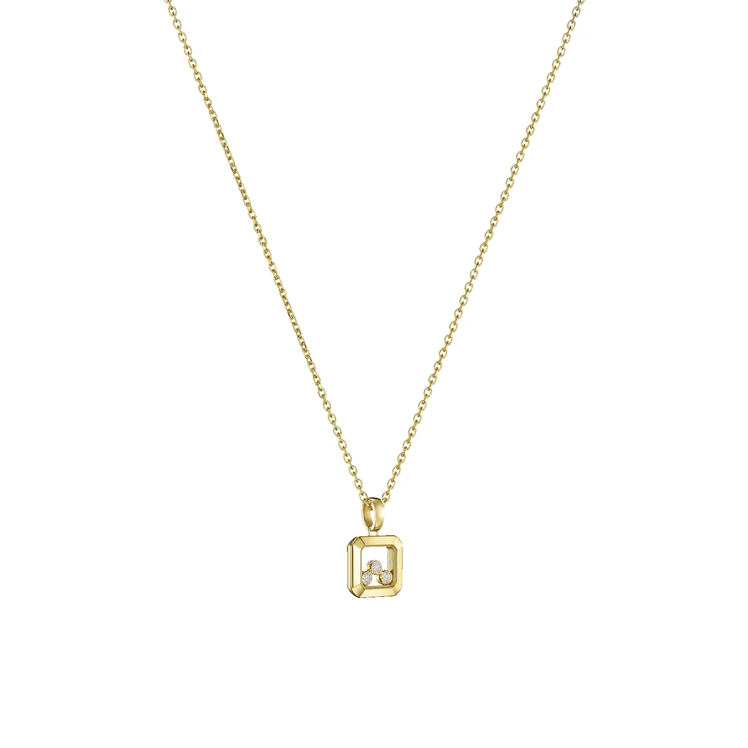 Chopard Happy Diamonds Icons 18ct Yellow Gold 0.15ct Diamond Pendant sold by C.W. Sellors product image thumbnail 3
