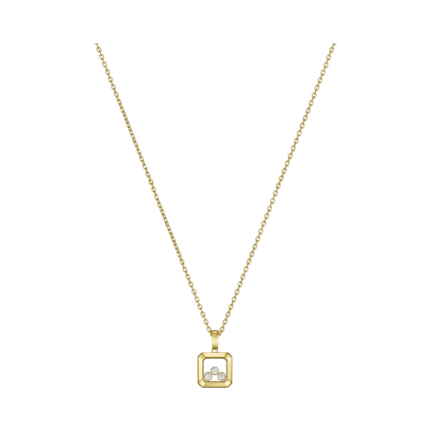 Chopard Happy Diamonds Icons 18ct Yellow Gold 0.15ct Diamond Pendant sold by C.W. Sellors product image thumbnail 4