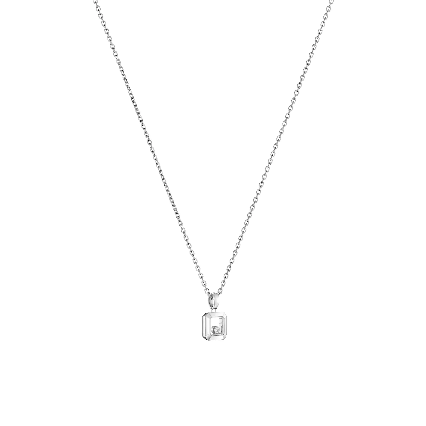 Chopard Happy Diamonds Icons 18ct White Gold 0.05ct Diamond Pendant sold by C.W. Sellors product image thumbnail 3