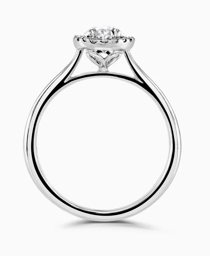 Platinum 0.33ct Diamond Pear Cut G/Hsi Ring sold by C.W. Sellors product image thumbnail 2